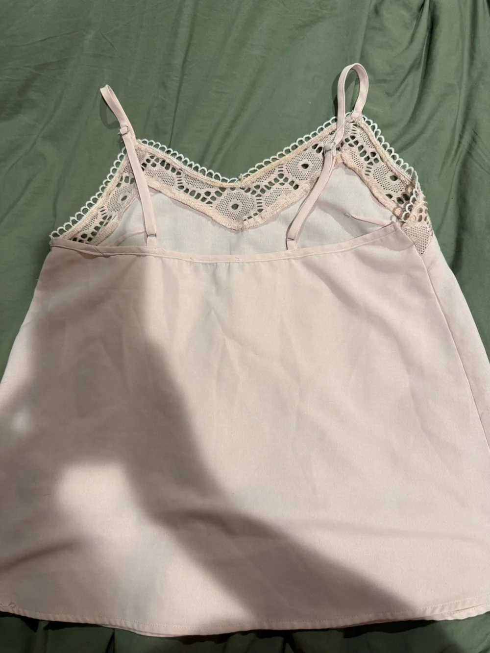 SHEIN Blush Pink Lace-Trim Shorts